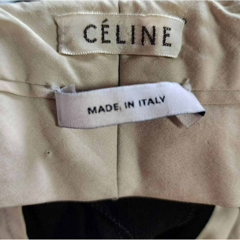 Celine Black Straight Leg Pants US‎ 8 FR 40 – Phoebe Philo era, Resort 2010 EUC